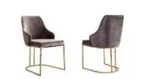 By Kohler Uniek en handgemaakt  Stoel Maserati Stoffen Maan 01 / Zwart Chroom (202392)