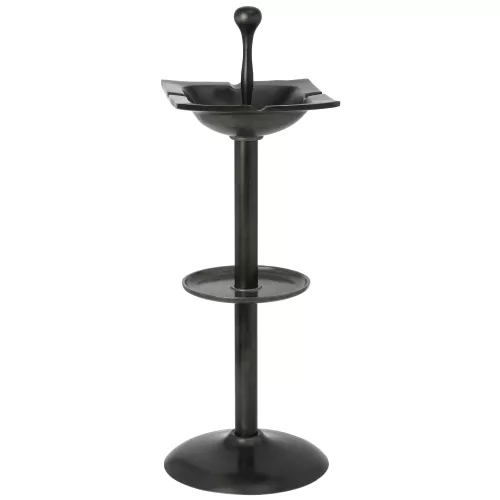 By Kohler Uniek en handgemaakt  Asbak Op Standaard Hoekig 28x25x76cm (202477)
