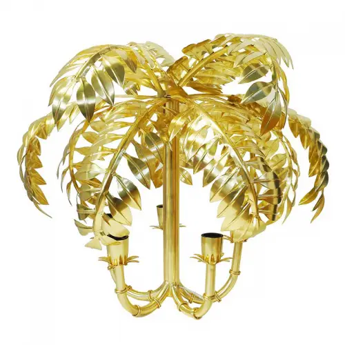 By Kohler Uniek en handgemaakt  Hanglamp 63x63x57cm Palm goud (112566)