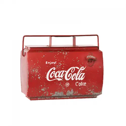 By Kohler Uniek en handgemaakt  Coca Cola Doos 45x23x40cm (107389)