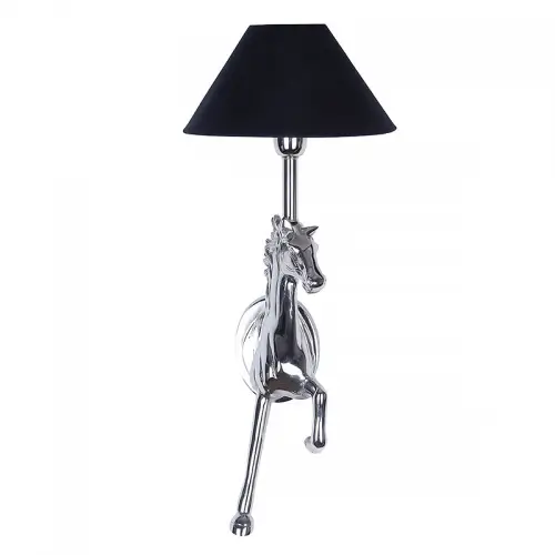 By Kohler Uniek en handgemaakt  Wall Lamp 18x16x51cm Horse (Lampshade not included!)  (107921)