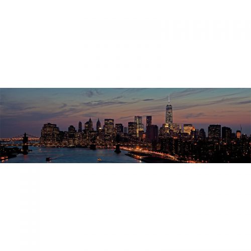 By Kohler Uniek en handgemaakt  Lower Manhatten At Dusk 60x200x2cm (109015)