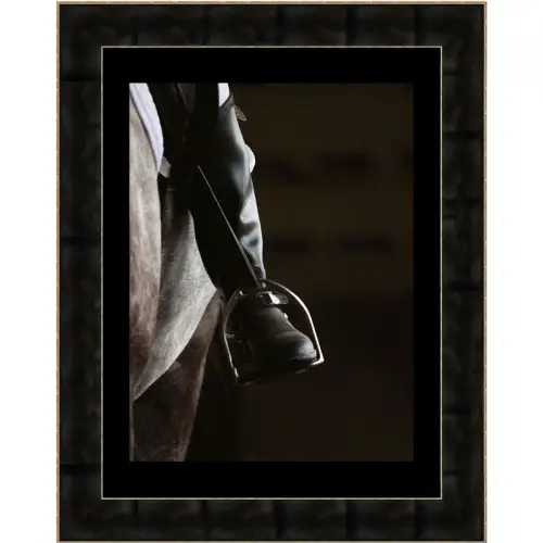By Kohler Uniek en handgemaakt  Zwart Paard 1 70x90x3cm (105171)