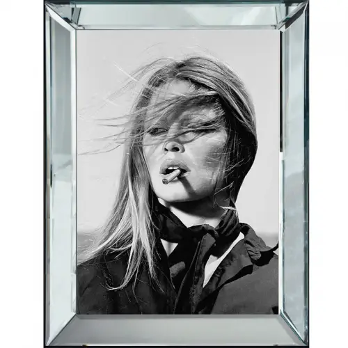By Kohler Uniek en handgemaakt  Roken Brigitte Bardot 70x90x4.5cm (113774)