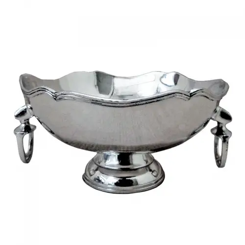 By Kohler Uniek en handgemaakt  Schaal 27x23x14cm met hangende paardenpeddels (110202)