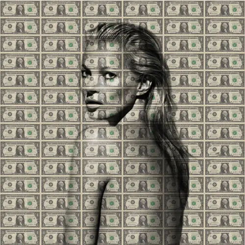 By Kohler Uniek en handgemaakt  Dollars Kate 80x80x2cm (114107)