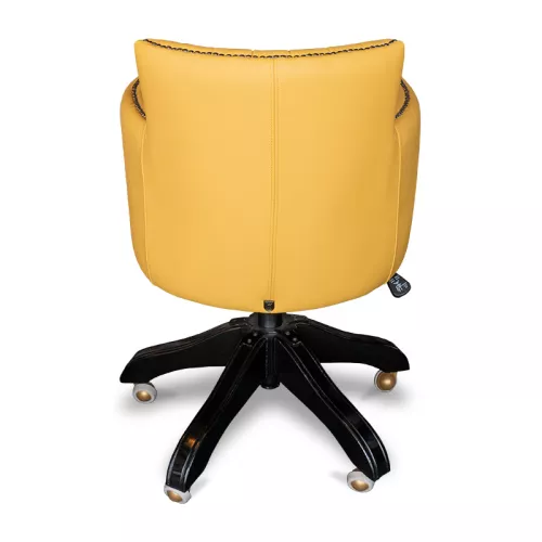 By Kohler Uniek en handgemaakt  Sammy Denver Office Arm Chair , leg with Wheels (116004)