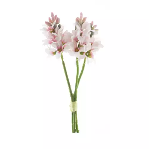 By Kohler Uniek en handgemaakt  Hyacinten bundel x3 roze 30cm (201009)