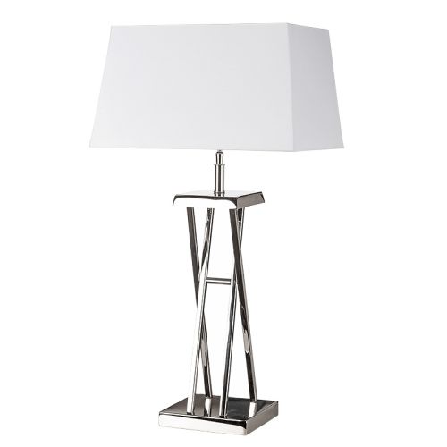 By Kohler Uniek en handgemaakt  Tafellamp 16,5x12,5x52cm Incl. witte kap (114722)