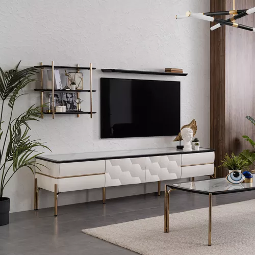 By Kohler Uniek en handgemaakt  Nirvana tv meubel (201380)