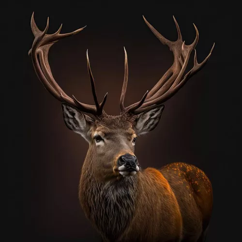 By Kohler Uniek en handgemaakt  Deer 80x80cm (201578)