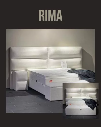 By Kohler Uniek en handgemaakt  Rima-bed incl. Matras (201937)