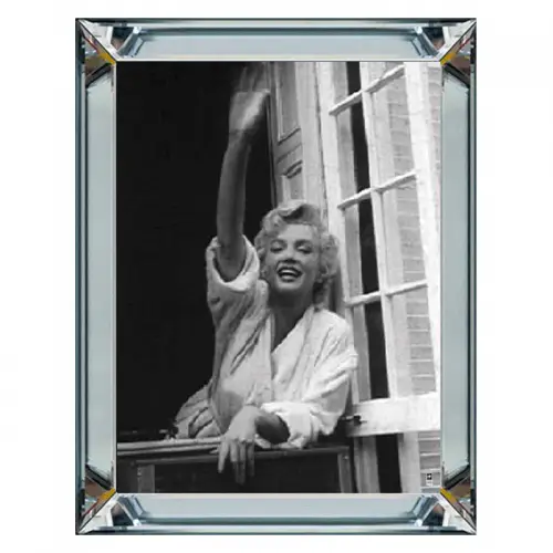 By Kohler Uniek en handgemaakt  Marilyn Monroe Venster 50x60x4.5cm (115000)