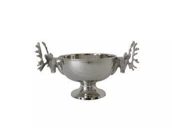 By Kohler Uniek en handgemaakt  Bowl with Deer Handle 27x16x15cm (202121)