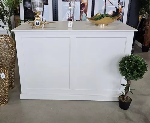 By Kohler Uniek en handgemaakt  Counter Desk 150cm Wide Shining White (202206)