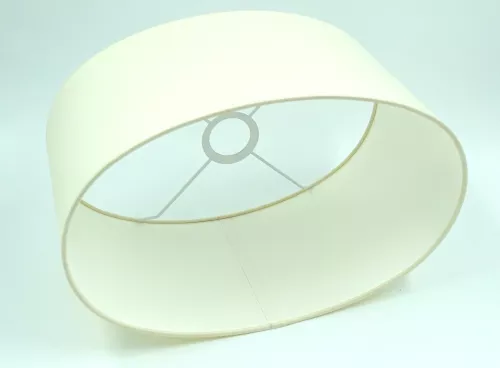 By Kohler Uniek en handgemaakt  Chinette 02 crema op witte cilinder ovaal (202357)